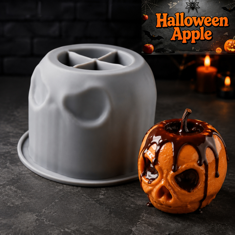 Halloween skull apple silicone - Soap Making Instructions review and price