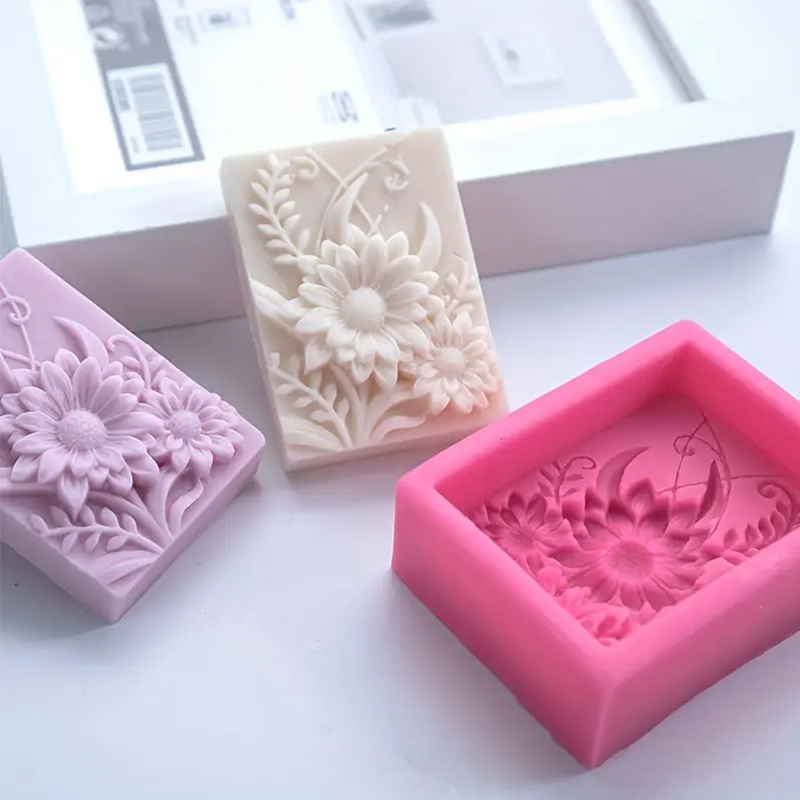 3D Flower Square Soap Silicone - Soap Making Instructions review and price
