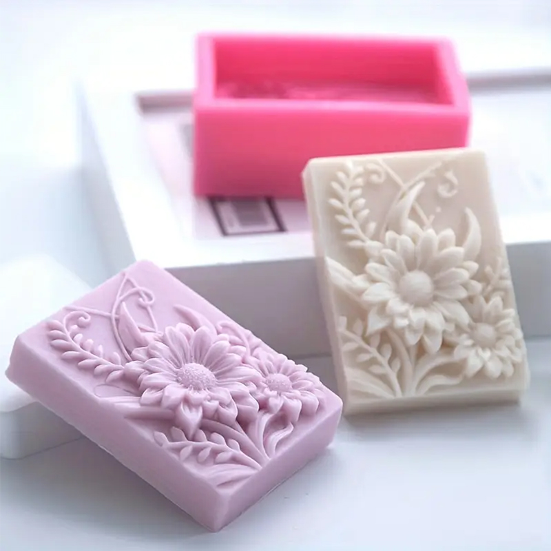 3D Flower Square Soap Silicone - Soap Making Instructions review and price