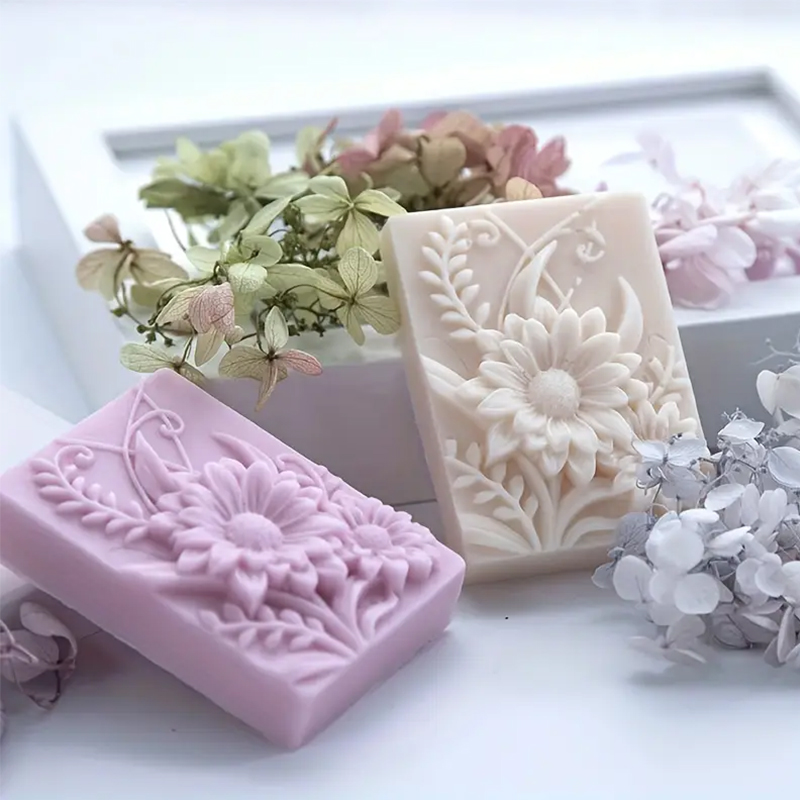 3D Flower Square Soap Silicone - Soap Making Instructions review and price