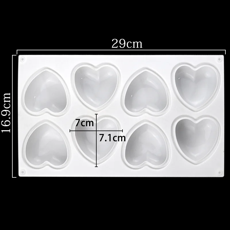 Love Heart Silicone Soap Mold  - Soap Making Diy Kit review and price