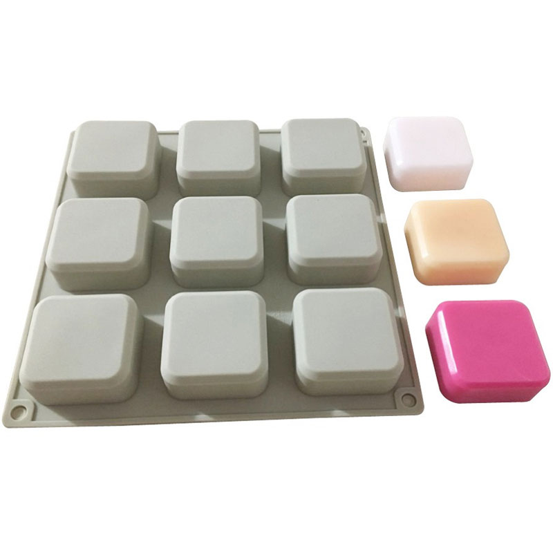 1 PCS Silicone Soap Molds 9 Ca - Soap Making Instructions review and price