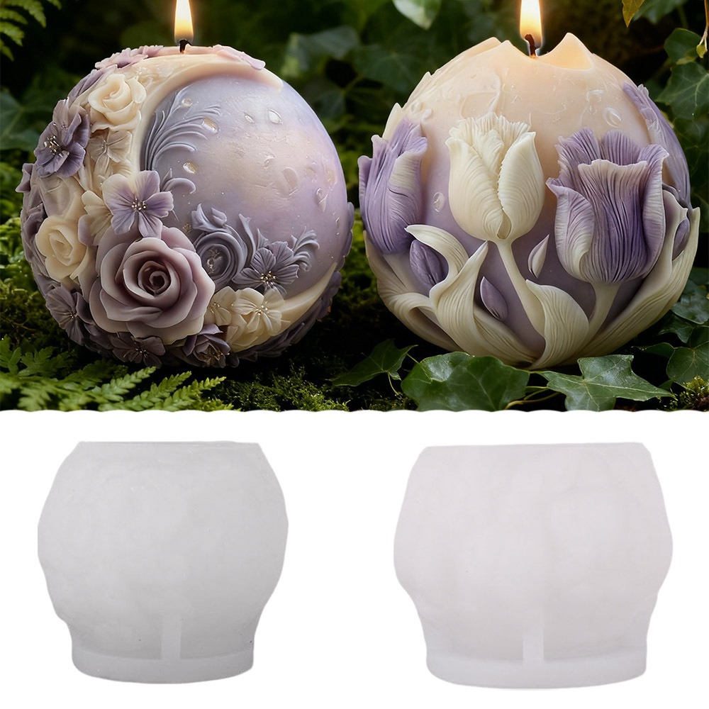 Moon Rose Tulip Ball Candle Si - Soap Making Gifts review and price