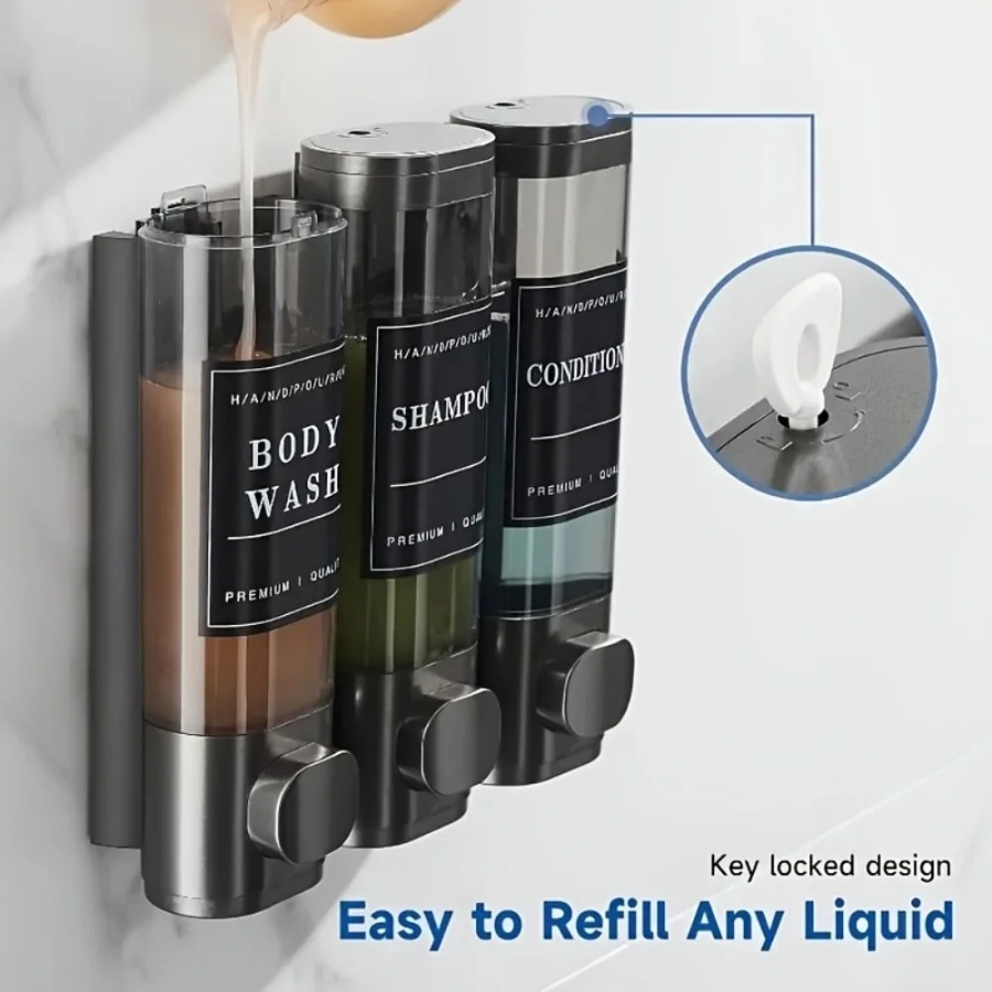 Wall Mounted Triple Shampoo Co - Soap Making Diy Kit review and price
