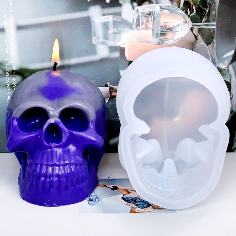 3D Skull Silicone Candle Molds - Soap Making Gifts review and price